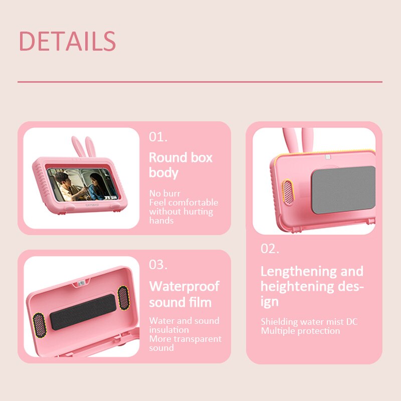 Funda impermeable para teléfono para baño
