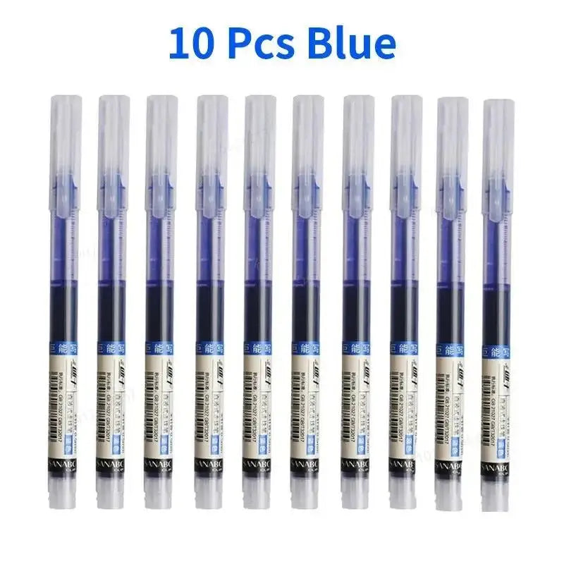 Gel Pen Set With Smooth Liquid Ink Needle Tip Writing
