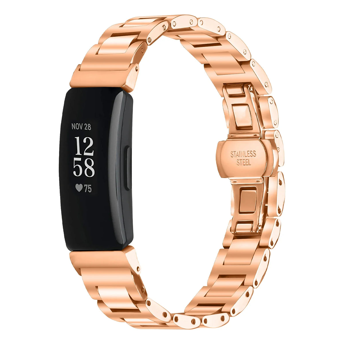 Fitbit Inspire 2, Inspire HR & Ace 3 Stainless Steel Link Band