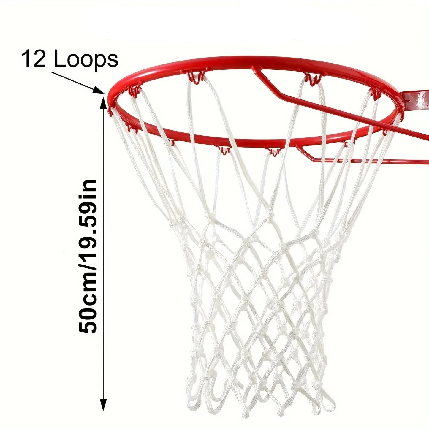 Heavy-Duty Basketball Net Replacement for Outdoor Hoops