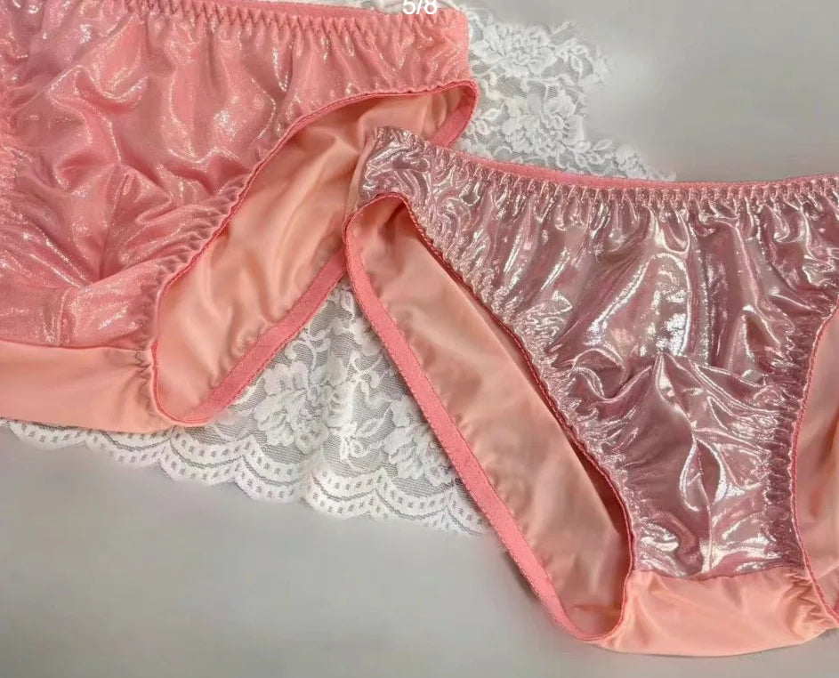 Men's Underwear Is Soft Smooth Close Fitting Sexy Comfortable  Shiny Elastic Daily Personalized Underwear