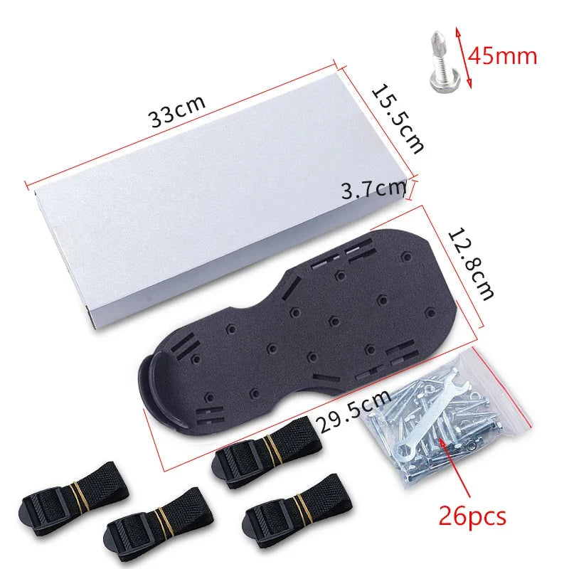 Reusable Lawn Aerator Shoes Manual Lawn Aerator with Spike Adjustable Spiked Aerating Sandals Anti-Slip Lawn Aerator Sandals
