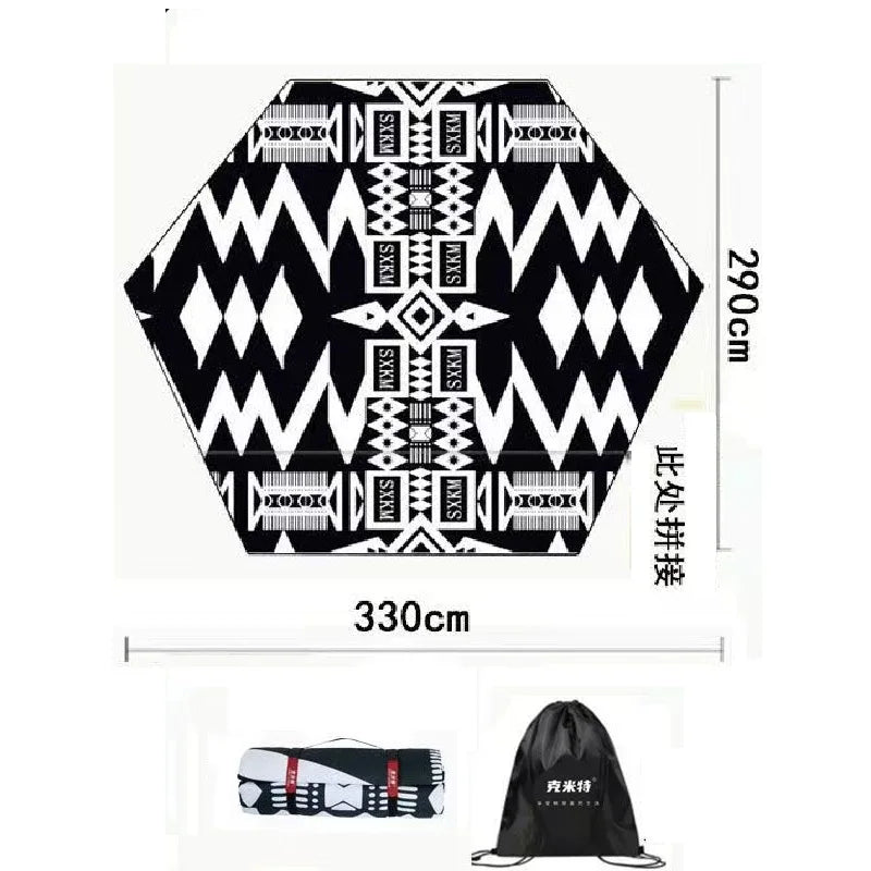 Camping Mat Outdoor Portable Ultra-light Waterproof Picnic Blanket Nature Hike Car Travel Tent Mat Beach Equipment Supplies