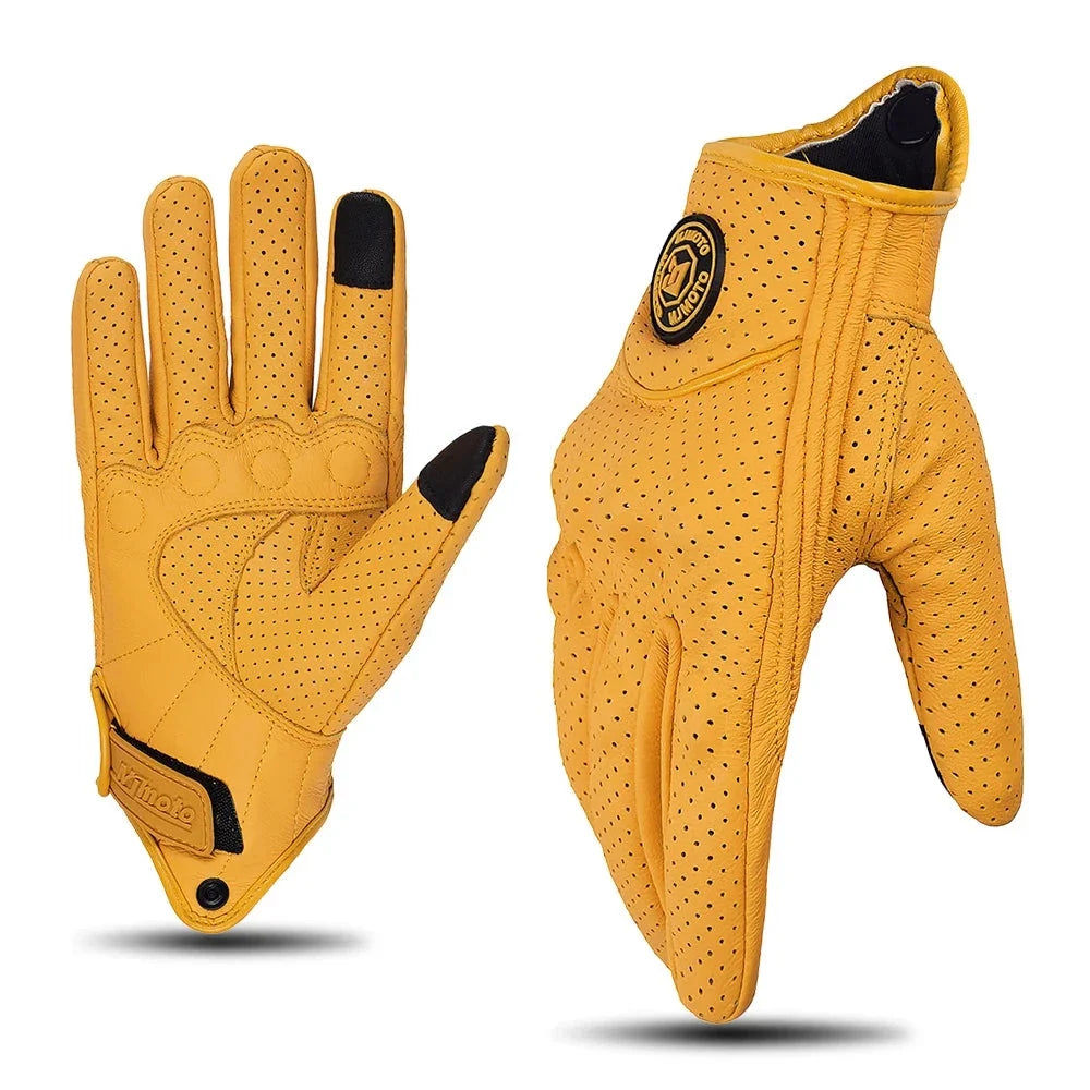 Classic Style Modern Comfort Retro Motorcycle Gloves