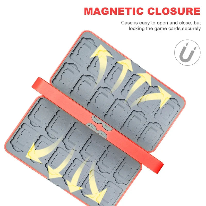 Suitable for Switch1/2 Lite/OLED game card storage box that can hold 48 games