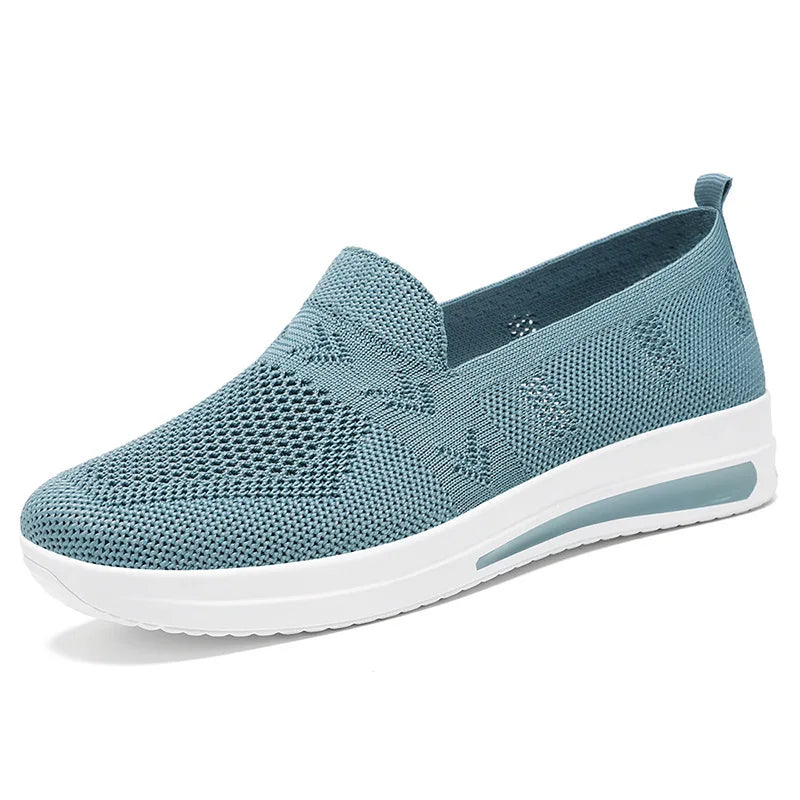 Spring New Women's Sports Shoes, Fashionable, Breathable, Lightweight, Non-slip, Wear-resistant, Casual Sports Shoes, Flat Shoes