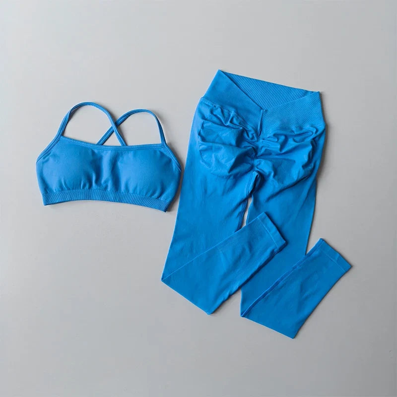 2-Piece Workout Set – Sports Bra & Butt Lift Leggings