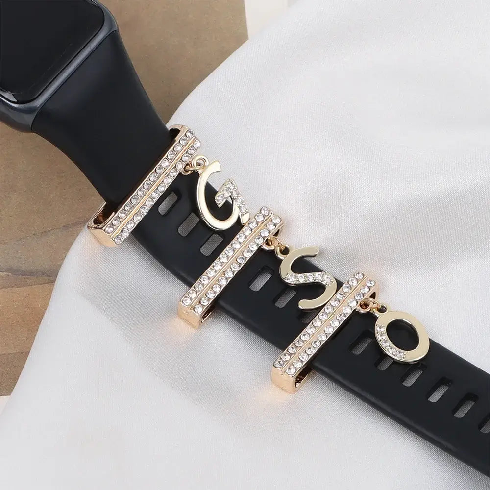 Apple Watch Band Letter Charm, Initial A–Z