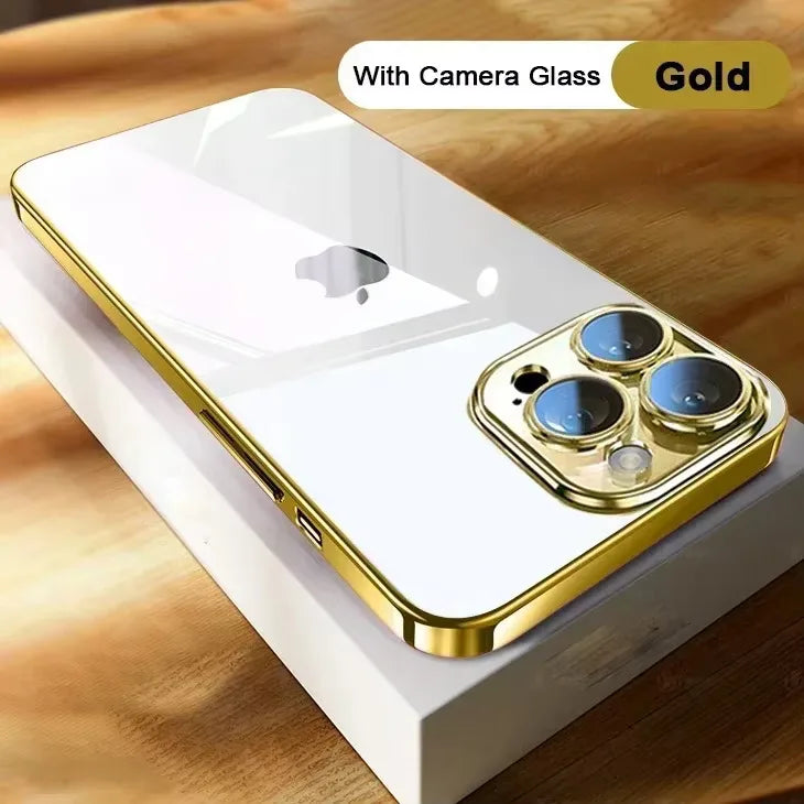 High Quality Plating Clear Phone Case