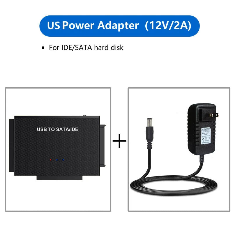 USB 3.1 to SATA IDE Type-C Hard Disk Adapter Converter Cable for 3.5 2.5 inch HDD/SSD CD DVD ROM CD-RW 3 in 1 IDE SATA Adapter