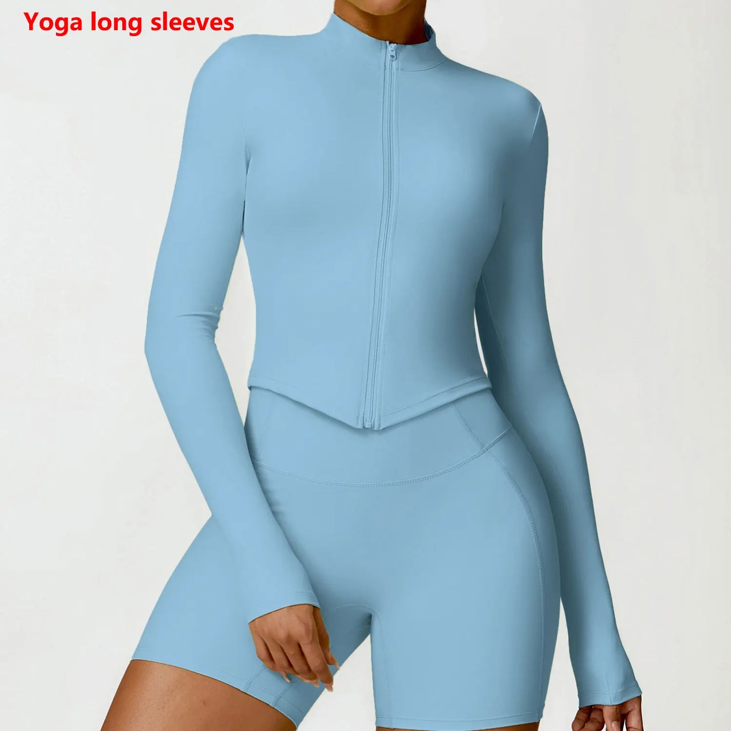 Chaqueta de mujer con cremallera completa y estilo deportivo