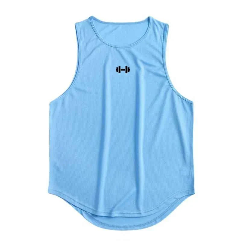 Camiseta de tirantes BreezeFit de secado rápido para gimnasio de hombre