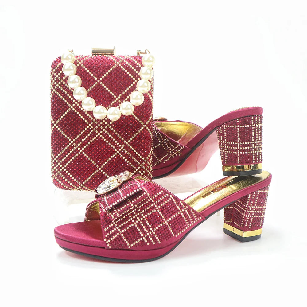 Conjunto de Zapatos y Bolso Recién Llegado HYU1-59