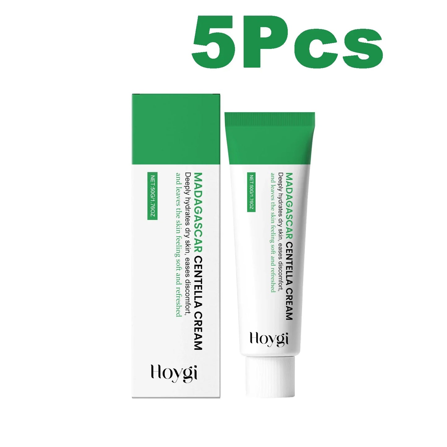 Centella Soothing Cream with Ceramide & B5 Face Repair Moisturizer Redness Relief Soothing Cream for Dry Sensitive Skin