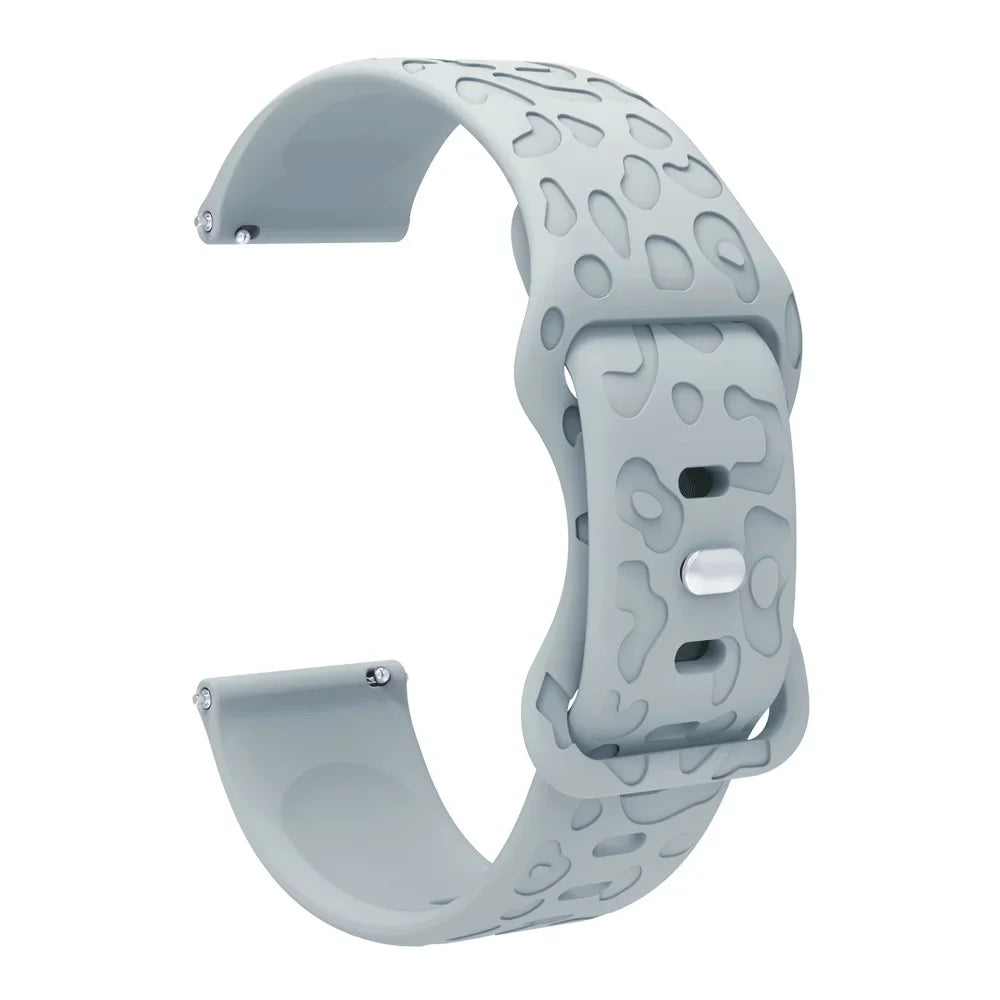 Suunto Race, Vertical & 9 Peak Leopard Print Silicone Band