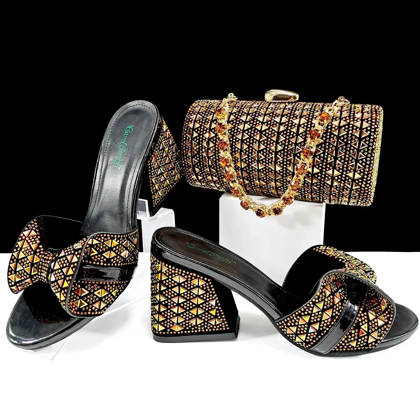 Conjunto de Zapatos y Bolsos de Señora de Alta Calidad HJJ1-10
