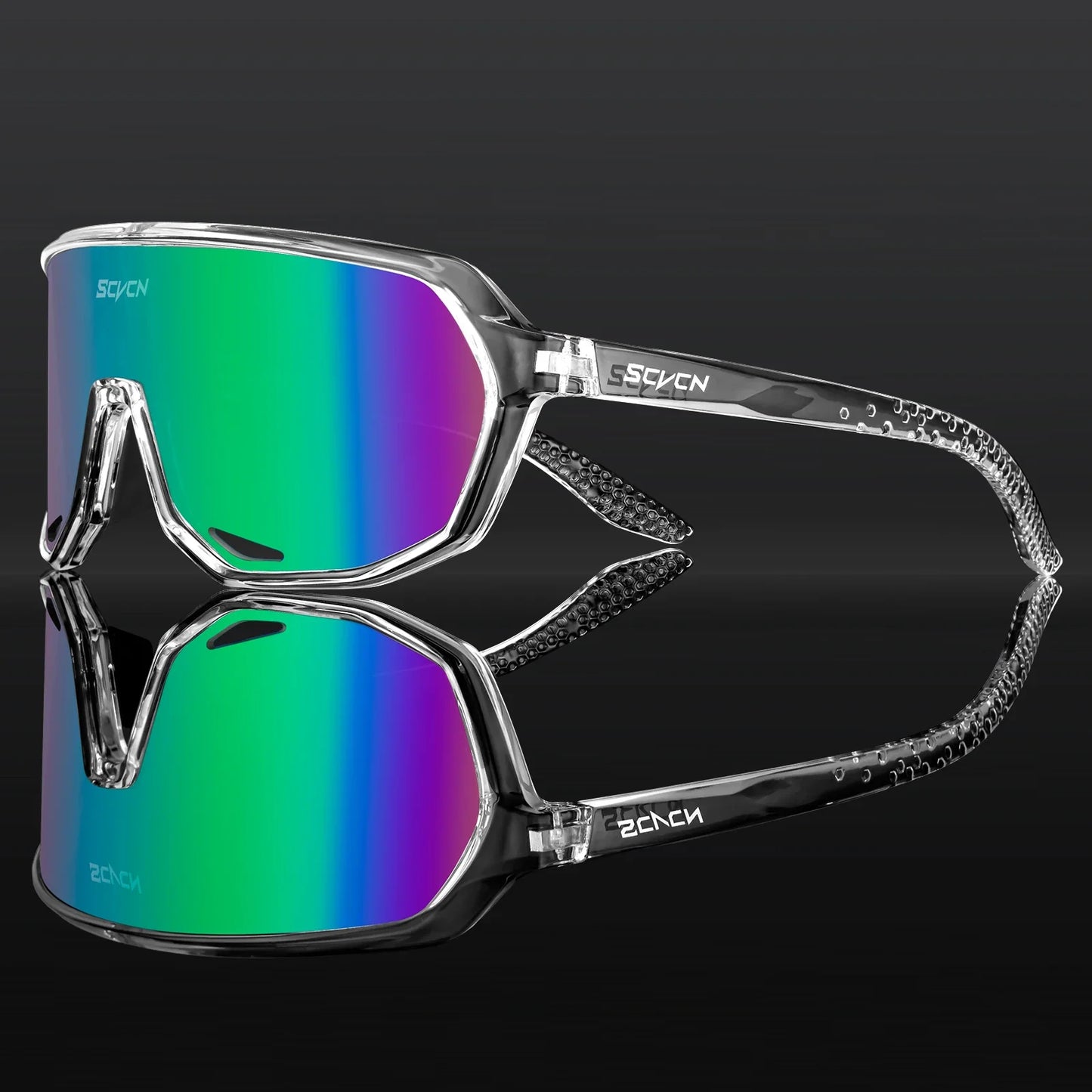 Scvcn Cycling Glasses Photochromic Sunglasses for Men Sun Mountain Bike Road Bicycle Eyewear Cycle Goggles Sports UV400 MTB