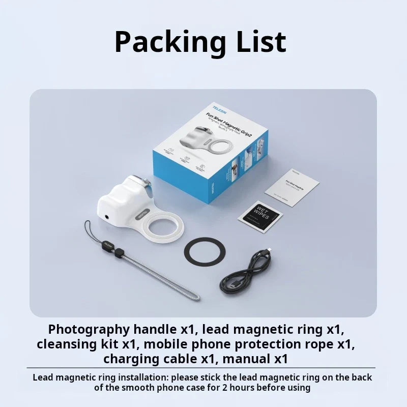 Taixun Qupaile Magnetic Camera is suitable for Apple, Huawei, Android phone photography controller shooting wireless Bluetooth r
