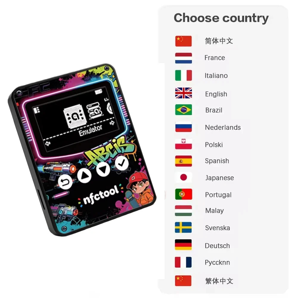 For Amiibo OLED Simulator iNFC Bluetooth Rechargeable Emulator for Switch/Switch 2/Lite OLED 3DS Wii U Wireless Game Accessory
