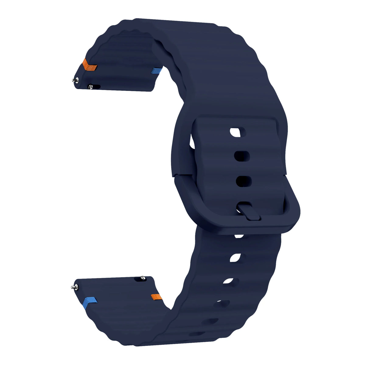 Garmin 18/20/22mm Quick Release Wave-Texture Silicone Band