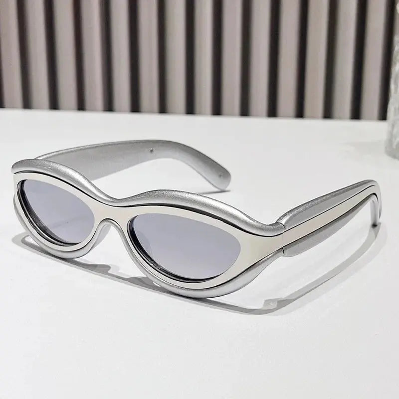 T-Shirts Sexikinis Swim Oval Cat Eye Sunglasses Women's Fashion Sun Protection Shades