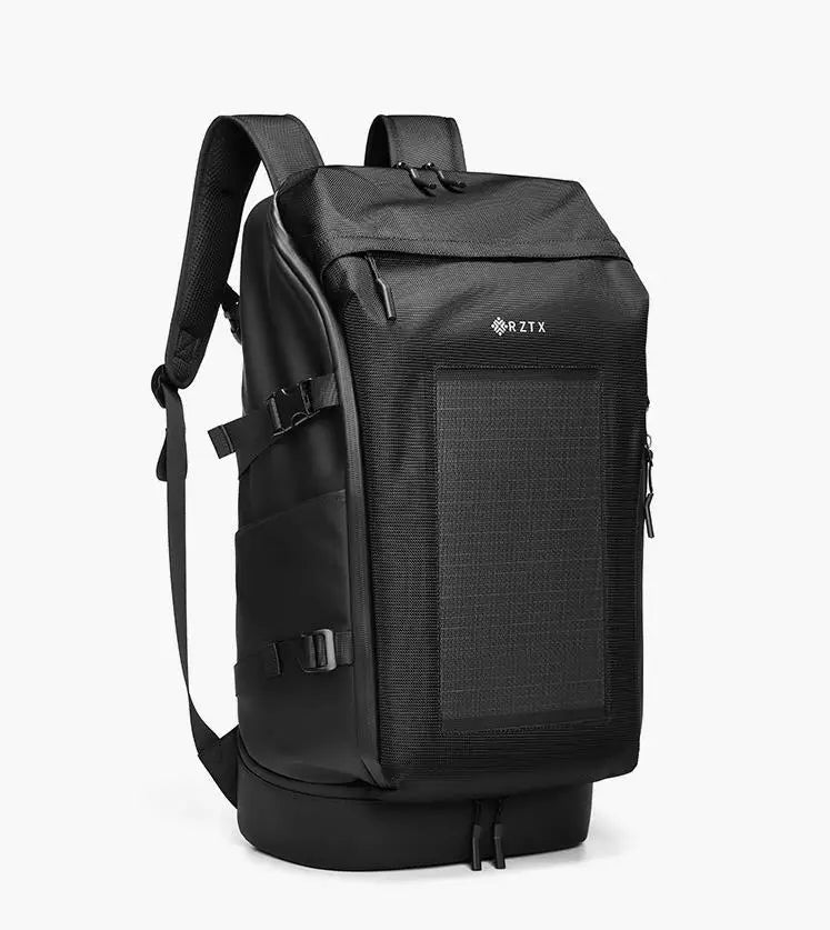 Men's Backpacks Solar-powered charging travel bag Large capacity outdoor sports hiking bag Multi functional shoulder bag