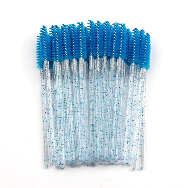 5/50Pcs Black Lashes Brush Cosmetics False Eyelashes Supplies Reusable Makeup Brushes Eyebrow Brush Mascara Wands Make Up Tools