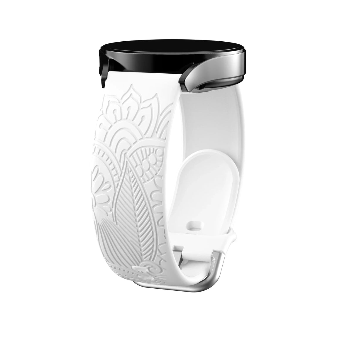 Suunto Race, Vertical & 9 Peak Engraved Mandala Silicone Band