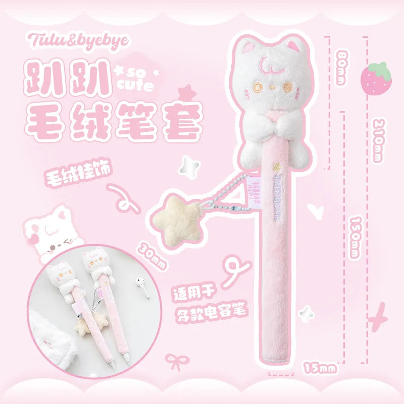 Funda Kawaii de Peluche para Apple Pencil