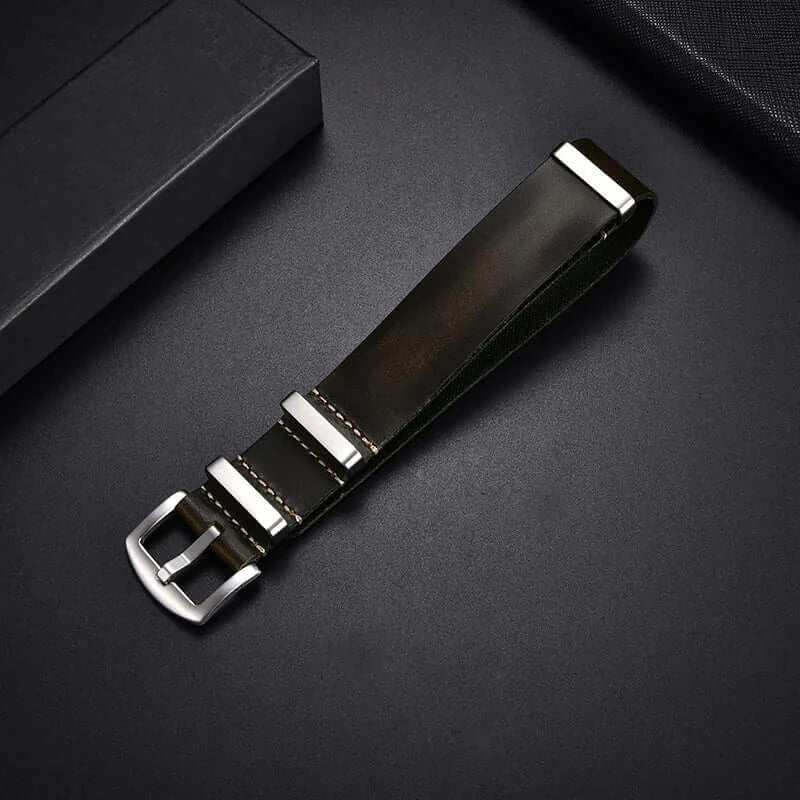 Ticwatch Leather Band - Premium Textured Design