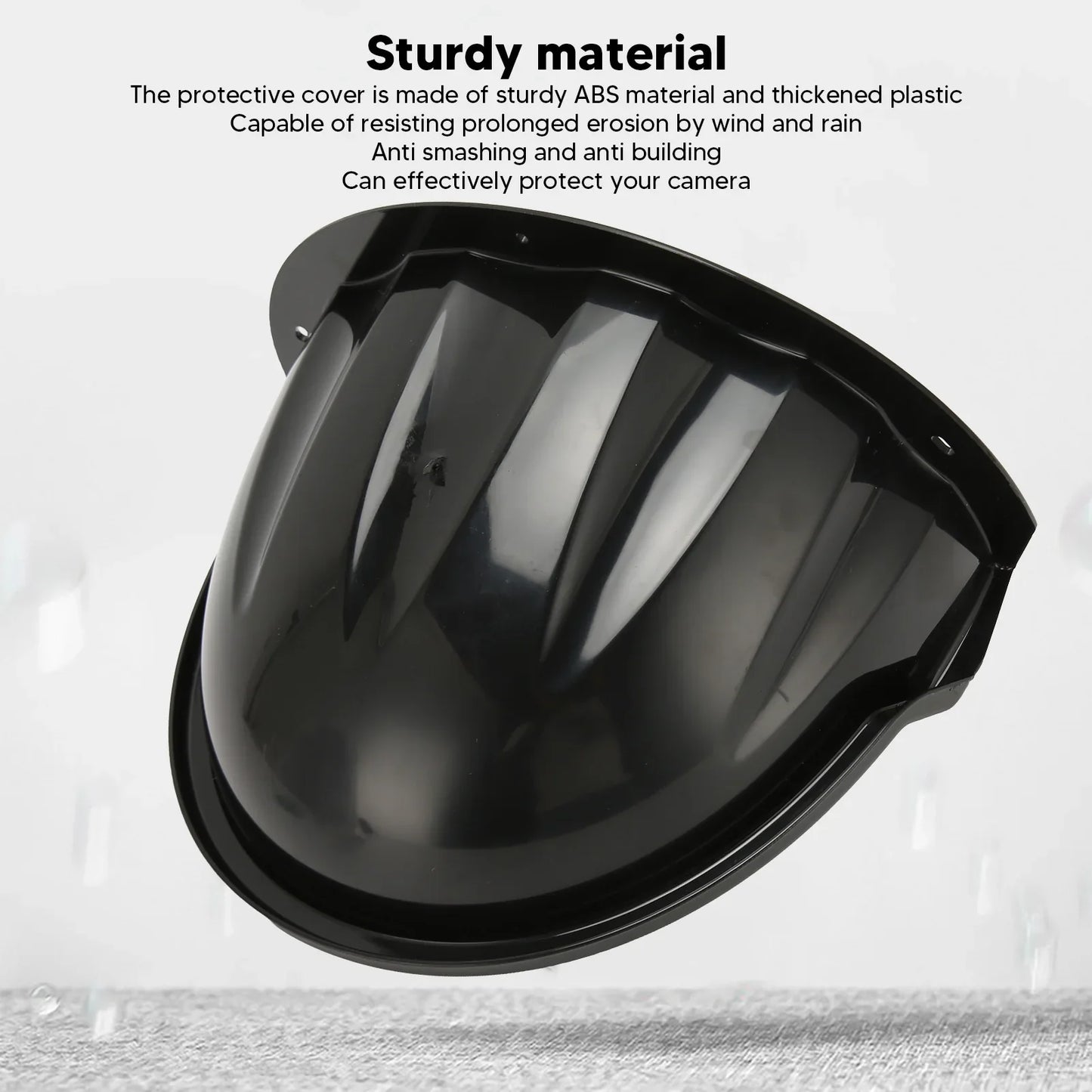 Protective Cover ABS Plastic Sunshade and Rain Cover Outdoor Surveillance Camera Cover