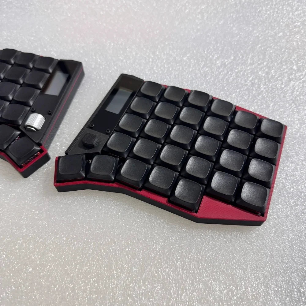 Sofle Low Profile Wireless Split Keyboard Hot Swap Kit Compatible Choc V1 1350/ V2 1353 Switch ZMK Bluetooth Separate Keyboard