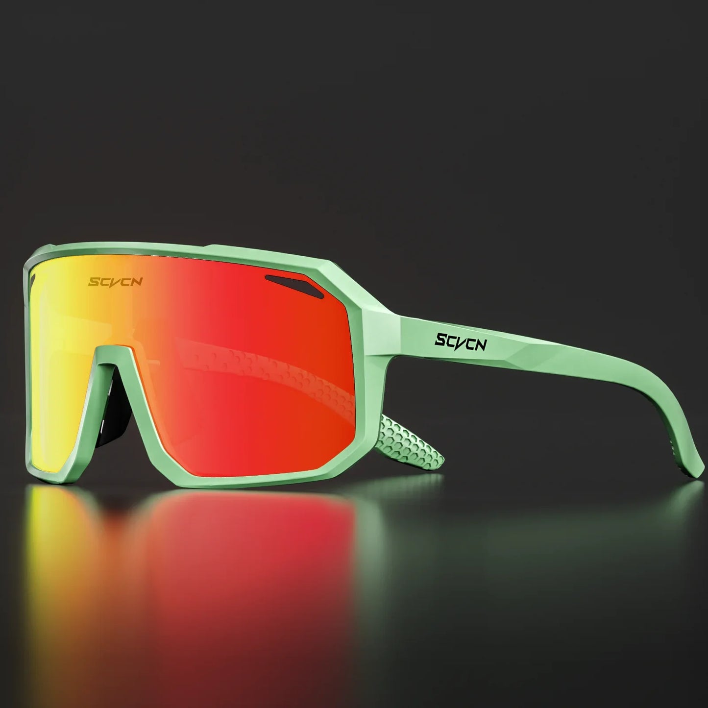 SCVCN Brand Photochromic Cycling Sunglasses UV400 Women Sports Running Eyewear Men Road Mountain Bicycle Glasses Bike Goggles