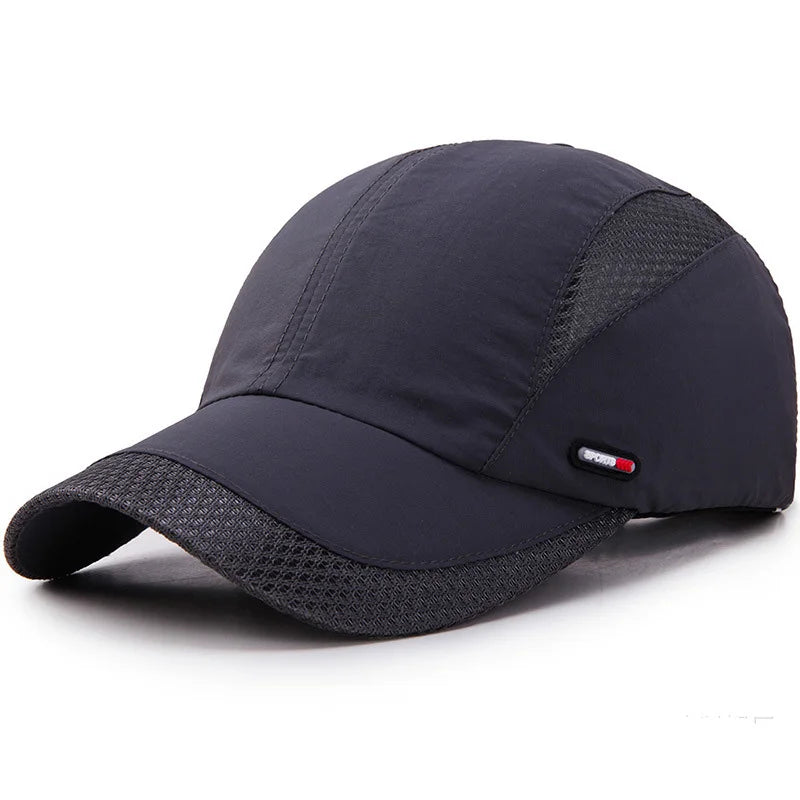 Gorra de béisbol versátil para ropa deportiva