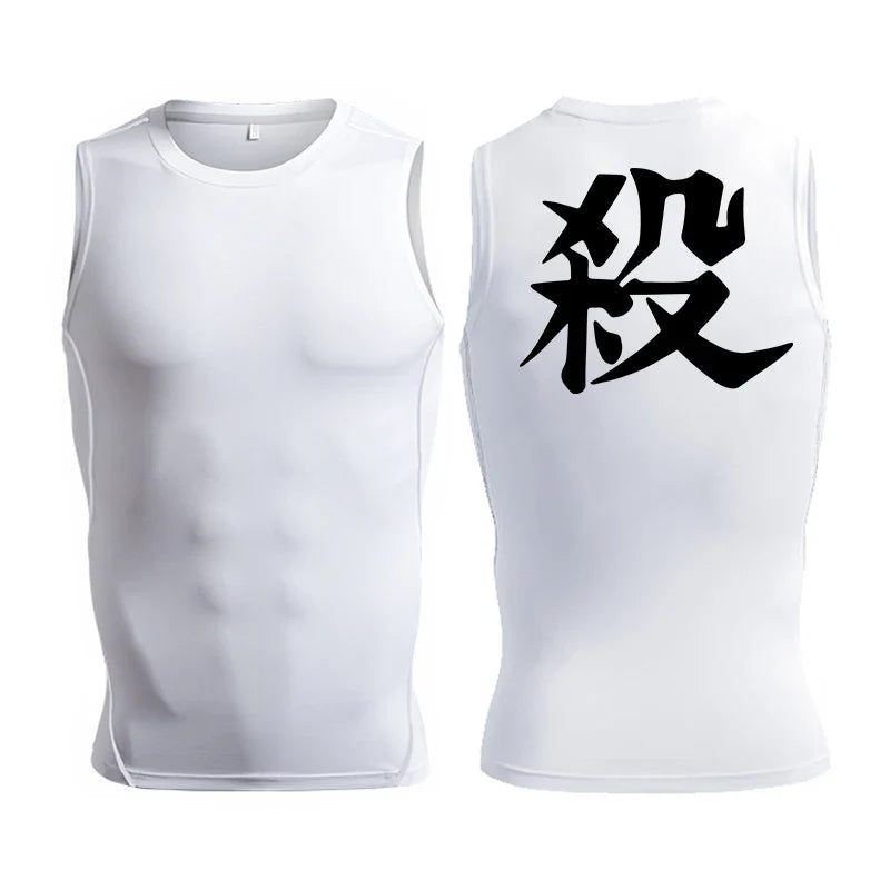 Men's Anime Inspired Compression Tank