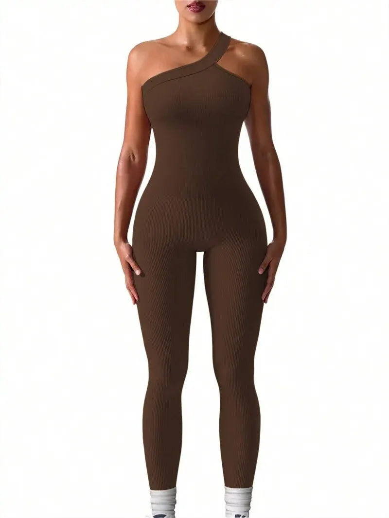 One Shoulder Performance Jumpsuit for Women