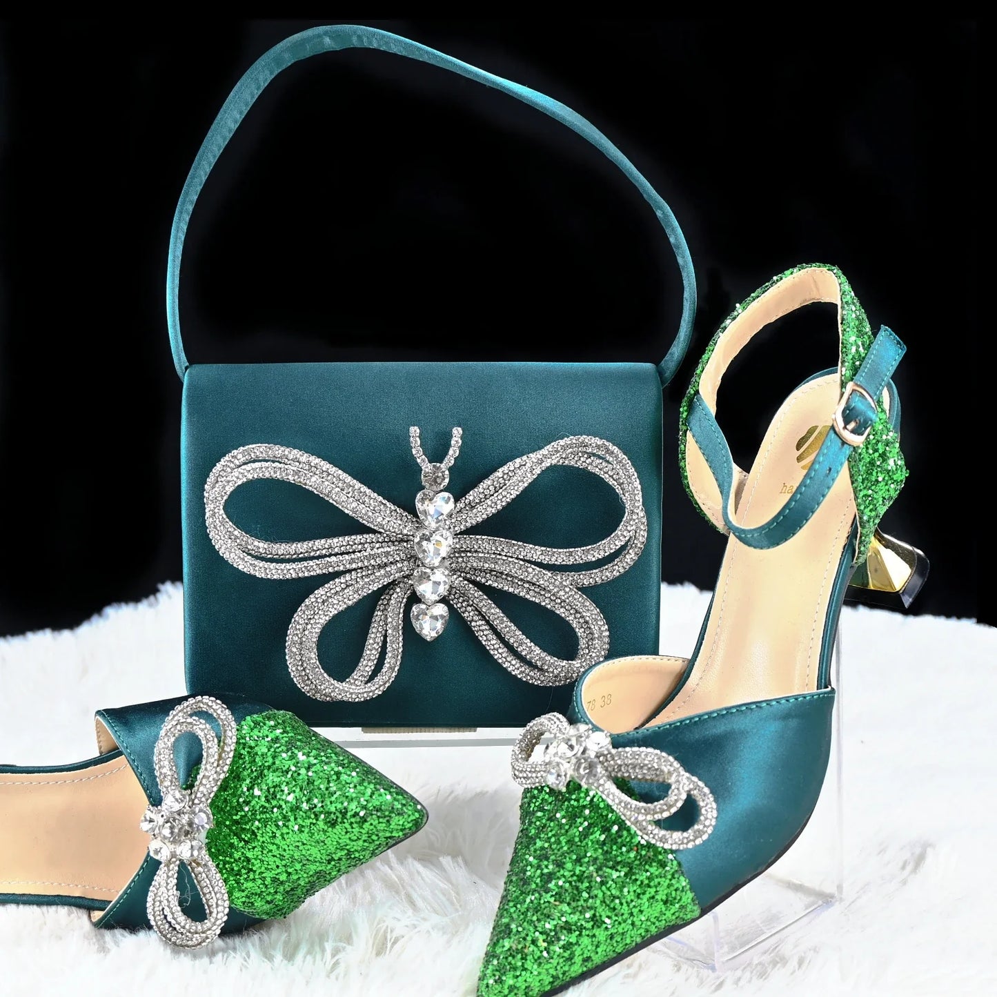 Set de Zapatos y Bolsos de Señora de Alta Calidad HGH1-8