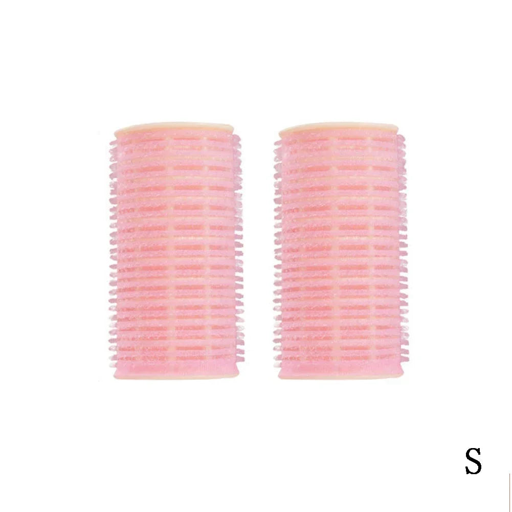 Plastic Hair Rollers Self Adhesive Manual Hair Curler No Heat Hair Rollers Long-lasting Fluffy Styling Hair Styling Tool