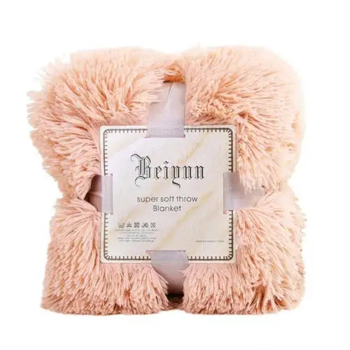 80x120cm Soft Fluffy Shaggy Warm Bed Sofa Bedspread Bedding Sheet Throw Blanket Travel Patchwork Bedspread
