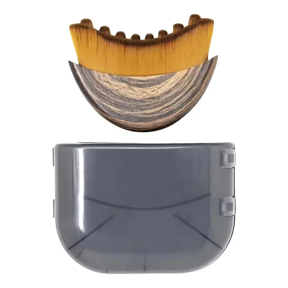 Lymphatic Drainage Brush for Face & Body, Ergonomic Massager Tool, Fits Skin Contours, Detox & Relaxation