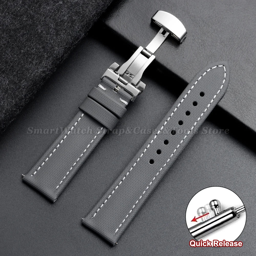 Polar Vantage, Grit X & Ignite Sailcloth Band with Butterfly Clasp