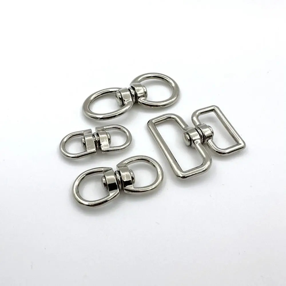 Metal Eight-Character Rotating Buckle Ring Anti-Knotting Dog Chain Buckle Connecting Ring DIY Jewelry Pendant Jewelry Accessory