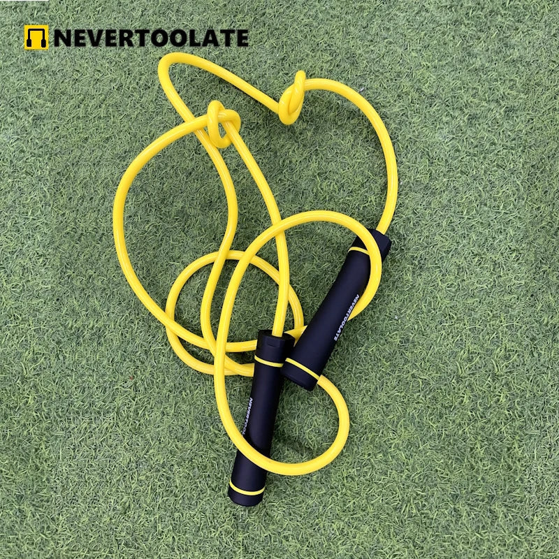 Heavy 460g Weighted Jump Rope - 10mm PVC HIIT Fitness Rope