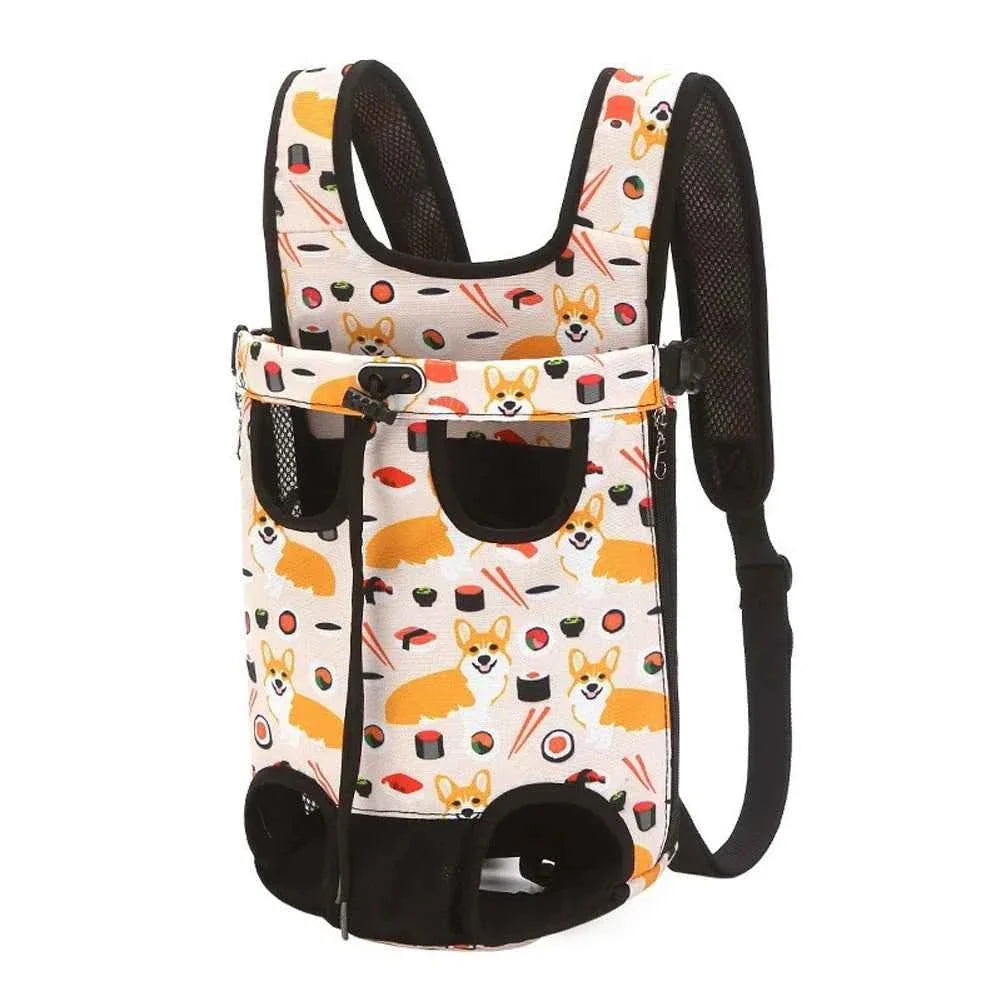 Mochila transportadora ajustable para gatos y perros pequeños