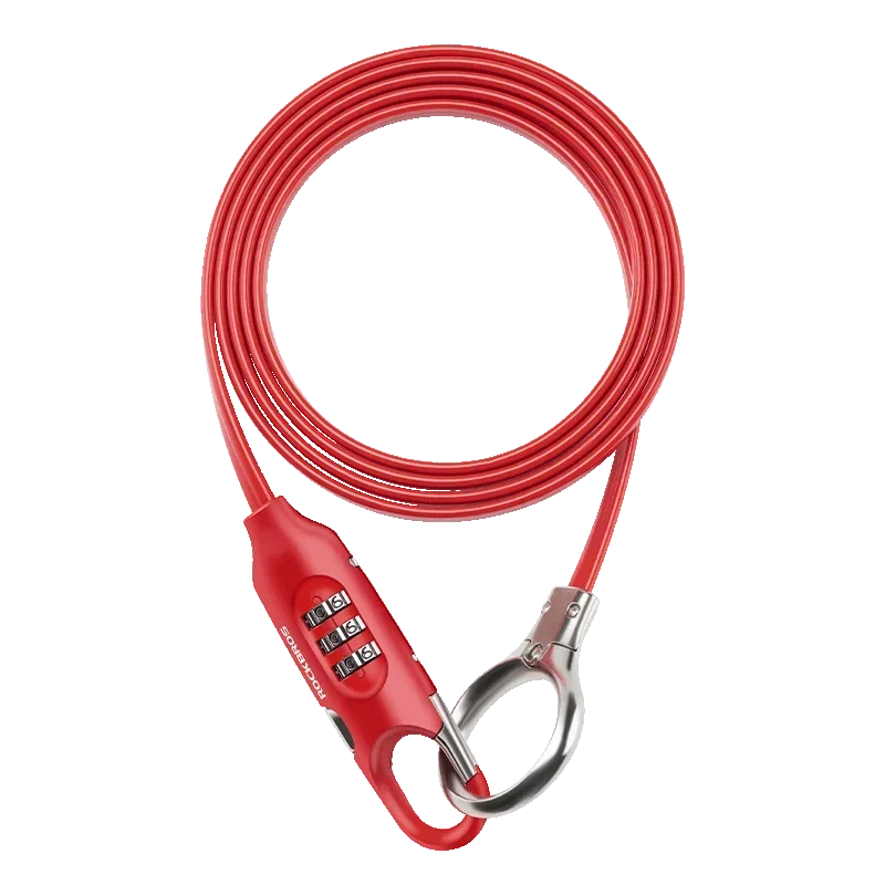 ROCKBROS Portable Bicycle Lock High Security Anti-theft Locks Safety Bike Chain Lock for Motorcycle Electric E-Bike Accessories