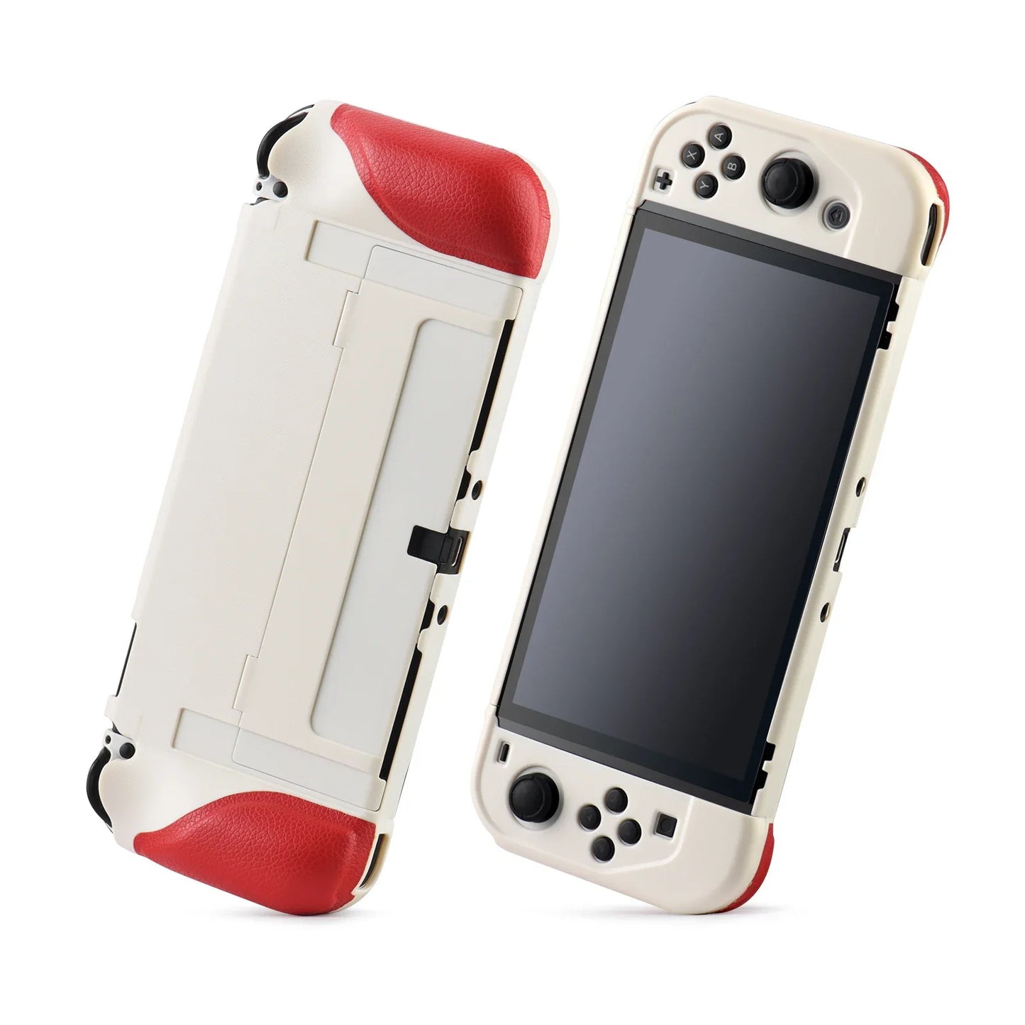 2023 New Switch OLED Case Game Console All-in-One Case Surface Silicone Oily Grip Color Clash
