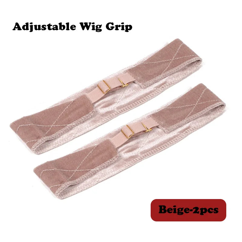 Nueva banda invisible para pelucas Plussign, diadema de agarre para pelucas de encaje frontal, 1 unidad/lote, color nude, banda de terciopelo antideslizante para sujetar pelucas