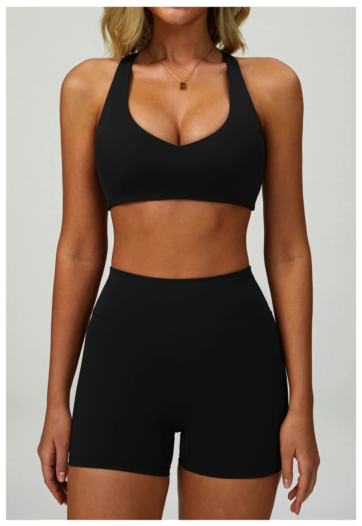 2/3-Piece Activewear Set – Sports Bra & High Waist Leggings