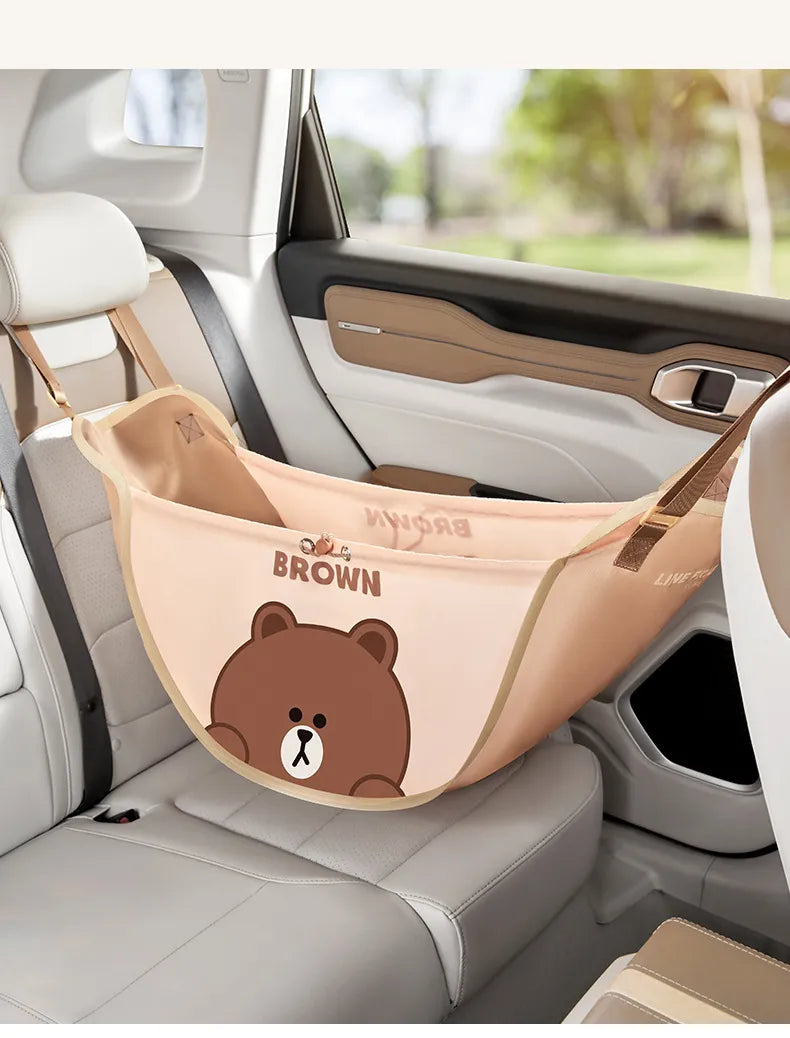 Bolsa de almacenamiento para asiento de coche Oso Pardo