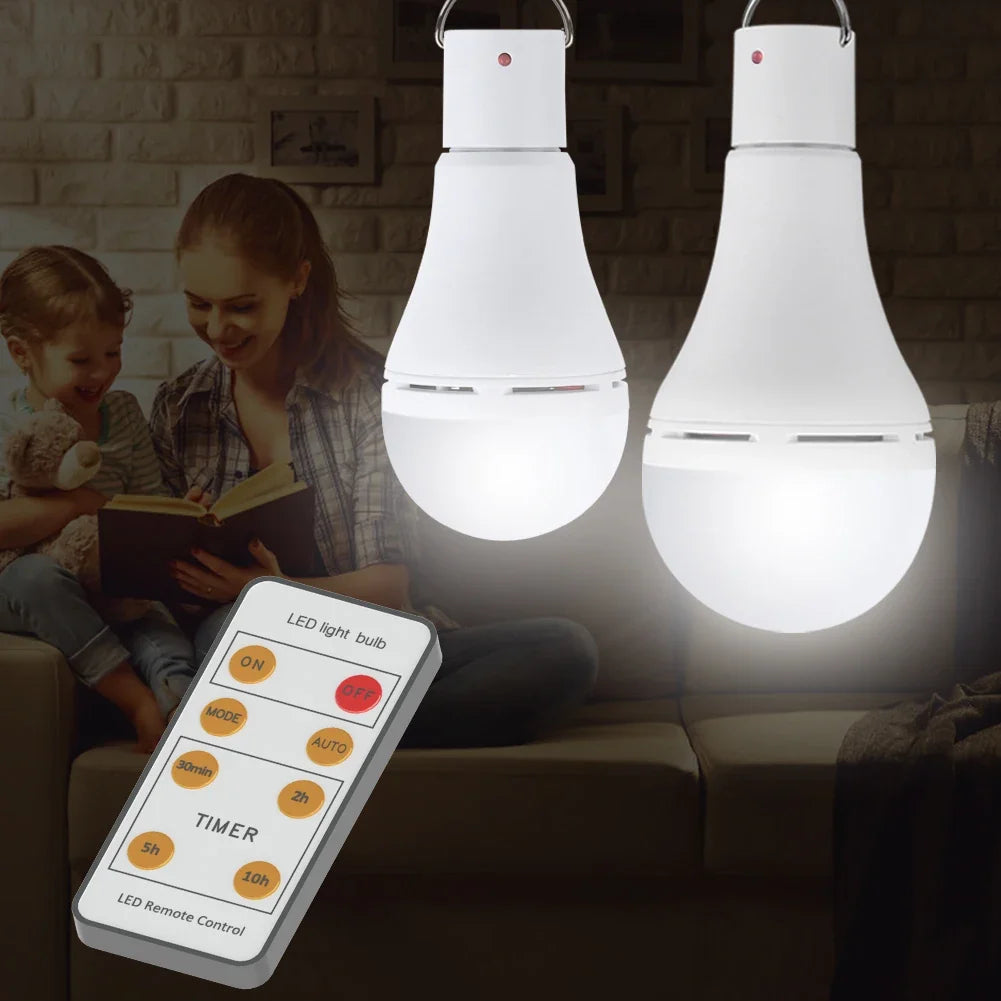 5 Modes 20 COB LED Solar Light Bulb Portable hang lamp USB Rechargeable Energy Bulb Lamp for Outdoor Camping Solar Tent Lamp